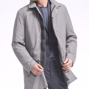 Banana Republic Men’s Schoeller Nylon Mac Parka Jacket Down Puffer